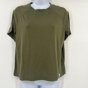 Duck Camp Olive Green Performance Tee Medium M Bamboo Blend Hiking